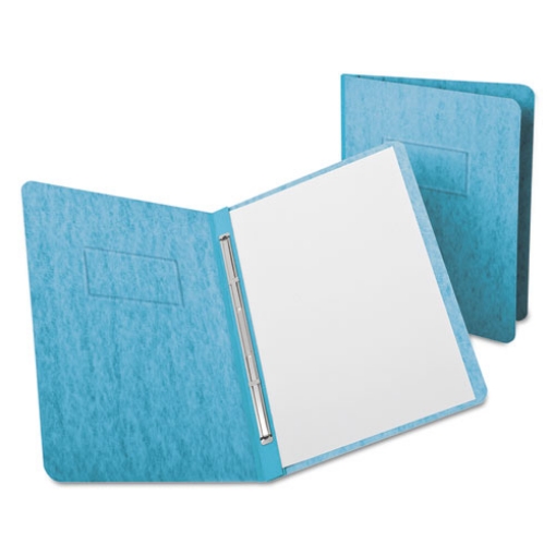 Picture of Heavyweight PressGuard and Pressboard Report Cover w/Reinforced Side Hinge, 2-Prong Fastener, 3" Cap, 8.5 x 11,  Light Blue