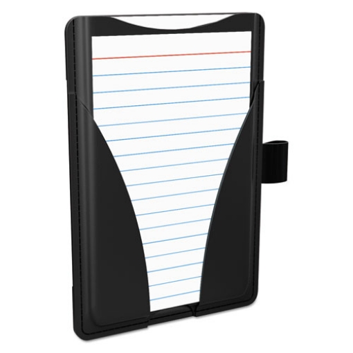 Picture of At Hand Note Card Case, Holds 25 3 X 5 Cards, 5.5 X 3.75 X 5.33, Poly, Black
