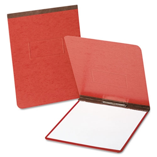 Picture of Pressguard Report Cover With Reinforced Top Hinge, Two-Prong Metal Fastener, 2" Capacity, 8.5 X 11, Red/red