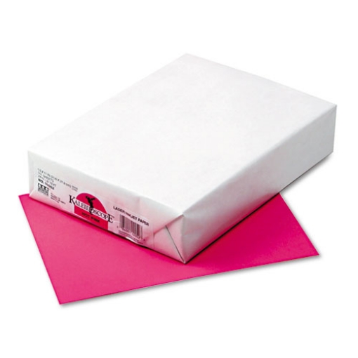 Picture of Kaleidoscope Multipurpose Colored Paper, 24 lb Bond Weight, 8.5 x 11, Hot Pink, 500/Ream