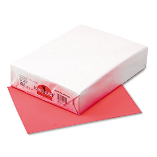 Picture of Kaleidoscope Multipurpose Paper, 24 lb Bond Weight, 8.5 x 11, Hyper Coral Red, 500/Ream