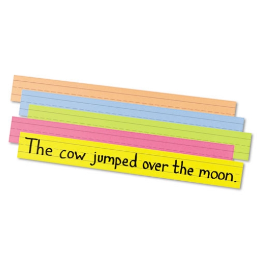 Picture of Sentence Strips, 24 X 3, Assorted Bright Colors, 100/pack