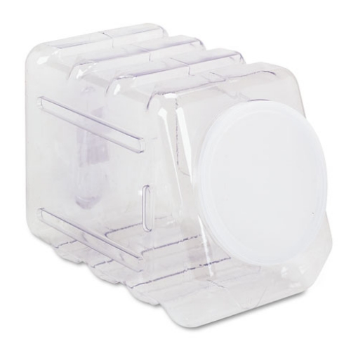 Picture of Interlocking Storage Container With Lid, Clear Plastic