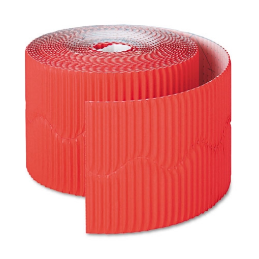 Picture of Bordette Decorative Border, 2.25" X 50 Ft Roll, Flame Red