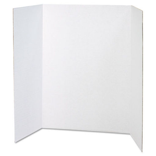 Picture of Spotlight Corrugated Presentation Board, 48 X 36, White/kraft, 24/carton