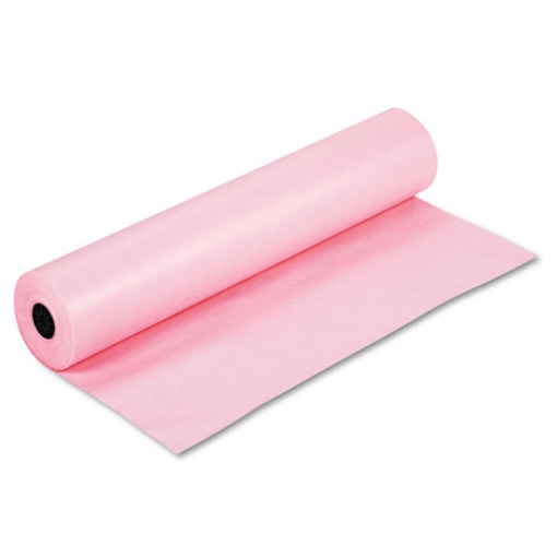 Picture of Rainbow Duo-Finish Colored Kraft Paper, 35 lb Wrapping Weight, 36" x 1,000 ft, Pink