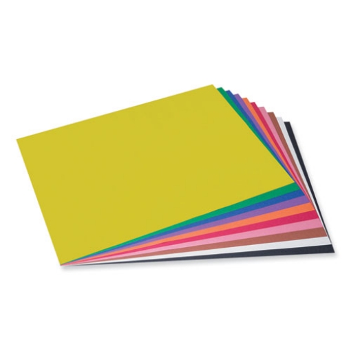 Picture of SunWorks Construction Paper, 50 lb Text Weight, 18 x 24, Assorted, 50/Pack