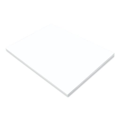 Picture of sunworks construction paper, 50 lb text weight, 18 x 24, bright white, 50/pack