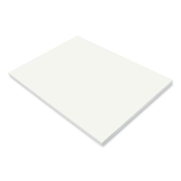 Picture of SunWorks Construction Paper, 50 lb Text Weight, 18 x 24, White, 50/Pack