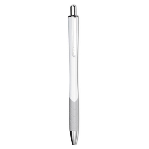 Picture of InkJoy 700 RT Ballpoint Pen, Retractable, Medium 1 mm, Blue Ink, White/Gray Barrel, Dozen