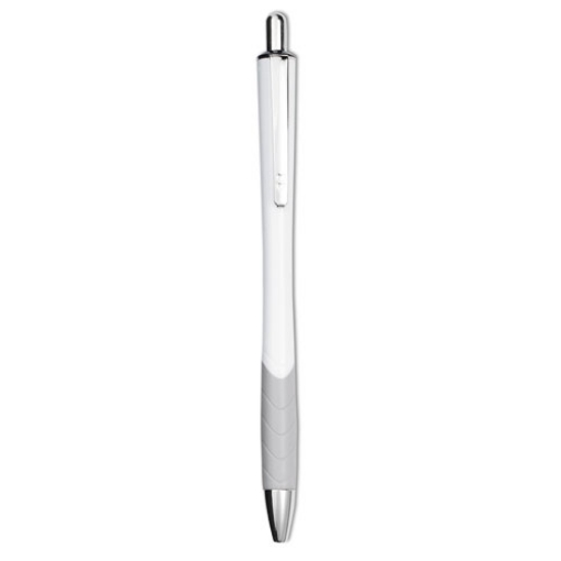 Picture of InkJoy 700 RT Ballpoint Pen, Retractable, Medium 1 mm, Black Ink, White/Gray Barrel, Dozen