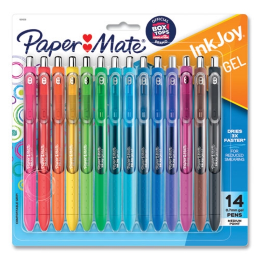 Picture of Inkjoy Gel Pen, Retractable, Medium 0.7 Mm, Assorted Ink And Barrel Colors, 14/pack