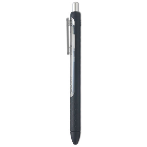 Picture of InkJoy Gel Pen, Retractable, Fine 0.5 mm, Black Ink, Black Barrel, Dozen