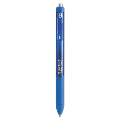 Picture of InkJoy Gel Pen, Retractable, Fine 0.5 mm, Blue Ink, Blue Barrel, Dozen