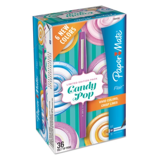 Picture of Flair Candy Pop Porous Point Pen, Stick, Medium 0.7 Mm, Assorted Ink And Barrel Colors, 36/pack