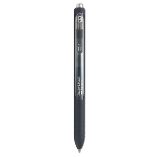 Picture of InkJoy Gel Pen, Retractable, Medium 0.7 mm, Black Ink, Black/Smoke Barrel, 36/Pack