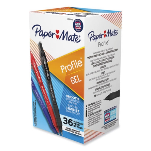 Picture of Profile Gel Pen, Retractable, Medium 0.7 Mm, Assorted Ink And Barrel Colors, 36/pack