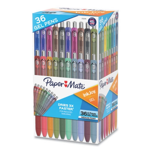 Picture of Inkjoy Gel Pen, Retractable, Medium 0.7 Mm, Assorted Ink And Barrel Colors, 36/pack