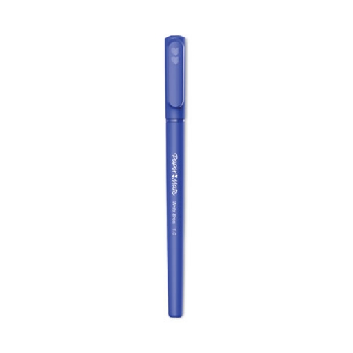 Picture of Write Bros. Ballpoint Pen, Stick, Medium 1 Mm, Blue Ink, Blue Barrel, Dozen