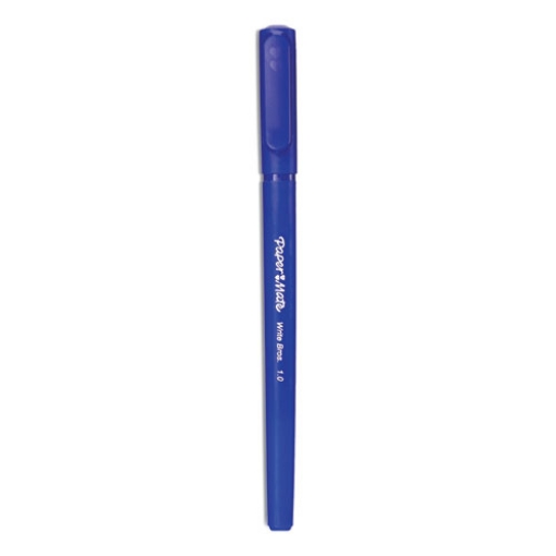 Picture of Write Bros. Ballpoint Pen Value Pack, Stick, Medium 1 Mm, Blue Ink, Blue Barrel, 60/pack