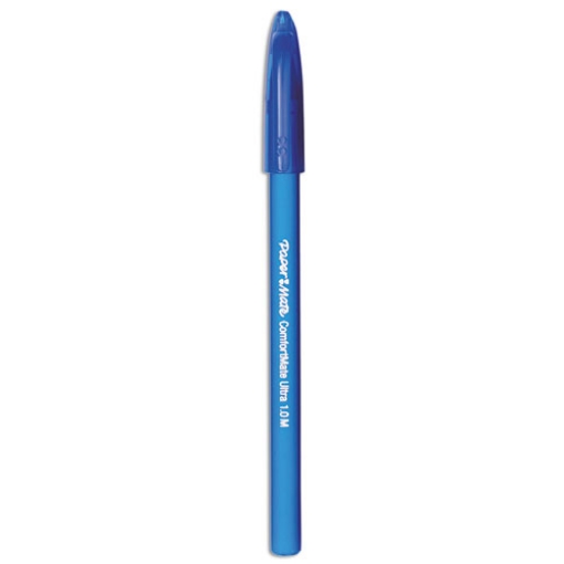 Picture of Comfortmate Ultra Ballpoint Pen, Stick, Medium 1 Mm, Blue Ink, Blue Barrel, Dozen