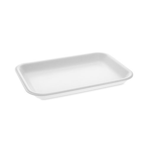 Picture of Supermarket Tray, #2, 8.2 x 5.7 x 0.91, White, Foam ,500/Carton