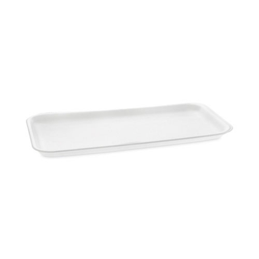 Picture of Supermarket Tray, #10S, 10.75 x 5.7 x 0.65, White, Foam, 500/Carton