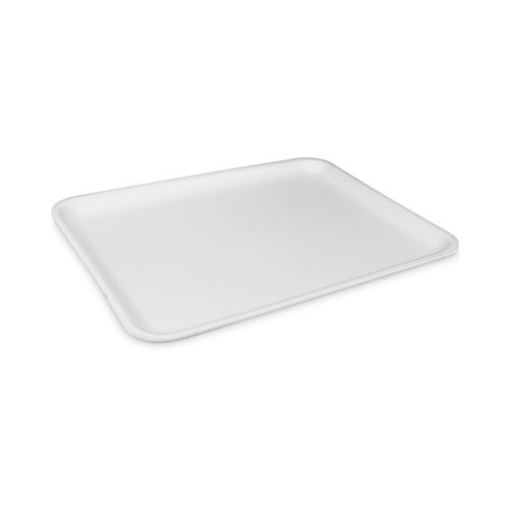 Picture of Supermarket Tray, #12S, 11 x 9 x 0.65, White, Foam, 250/Carton