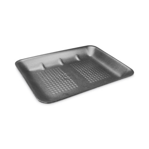 Picture of Supermarket Tray, #8H, 10.58 x 8.33 x 1.18, Black, Foam, 400/Carton