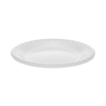 Picture of Placesetter Deluxe Laminated Foam Dinnerware, Plate, 6" dia, White, 1,000/Carton