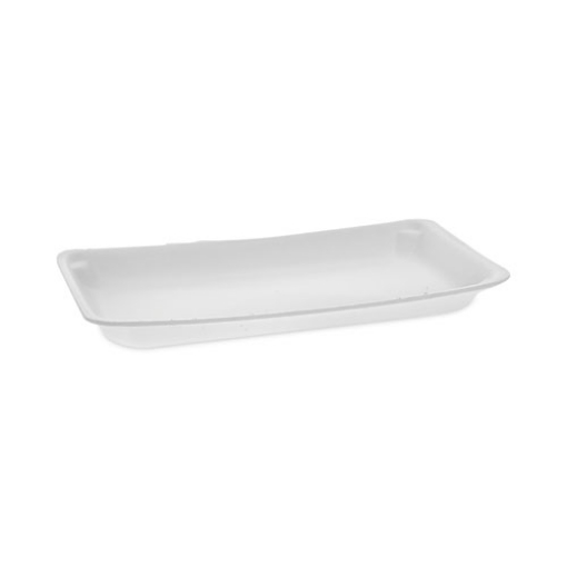 Picture of Supermarket Tray, #10P, 10.75 x 5.5 x 1.2, White, Foam, 400/Carton