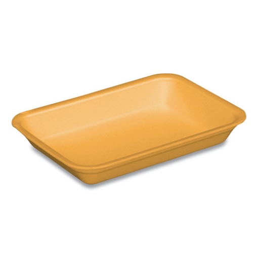 Picture of Supermarket Tray, #4D, 8.63 x 6.56 x 1.27, Yellow, Foam, 400/Carton