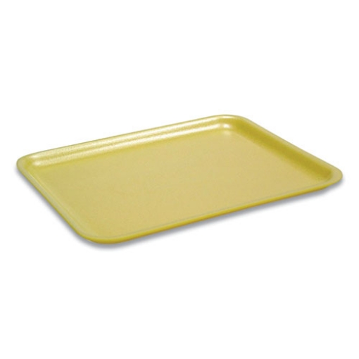 Picture of Supermarket Tray, #17S, 8.4 x 4.5 x 0.7, Yellow, Foam, 1,000/Carton