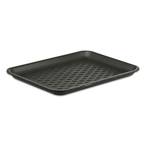 Picture of Supermarket Tray, #27S, 15 x 5.5 x 0.93, Black, Foam, 250/Carton