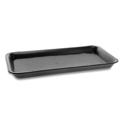 Picture of Supermarket Tray, #25P, 14.75 x 8 x 1.36, Black, Foam, 200/Carton