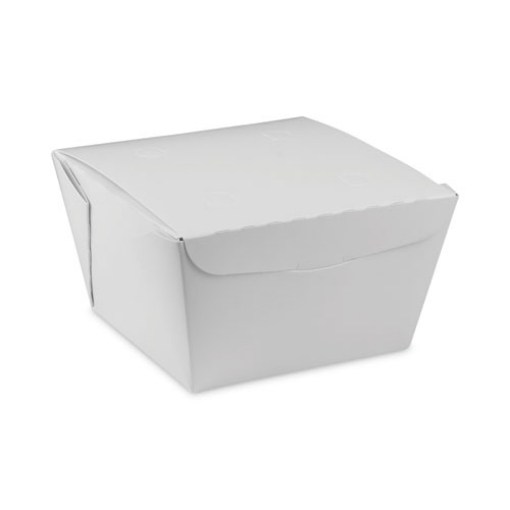 Picture of Earthchoice Onebox Paper Box, 37 Oz, 4.5 X 4.5 X 2.5, White, 312/carton