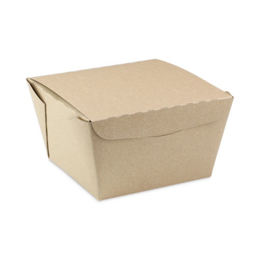 Picture of Earthchoice Onebox Paper Box, 46 Oz, 4.5 X 4.5 X 3.25, Kraft, 200/carton