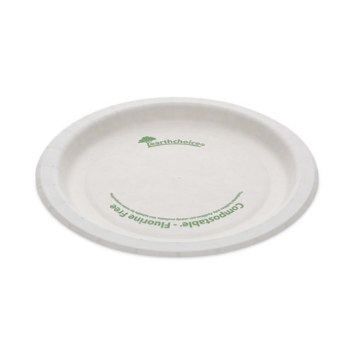 Picture of Earthchoice Pressware Compostable Dinnerware, Plate, 6" Dia, White, 750/carton