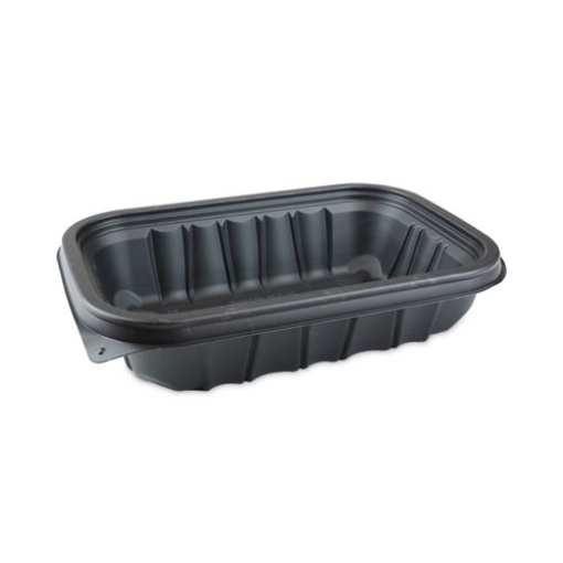 Picture of EarthChoice Entree2Go Takeout Container, 32 oz, 8.66 x 5.75 x 2.72, Black, Plastic, 300/Carton