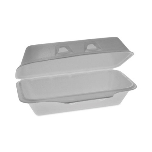 Picture of SmartLock Foam Hinged Lid Container, Medium, 8.75 x 4.5 x 3.13, White, 440/Carton