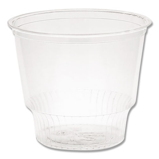 Picture of EarthChoice Recycled Clear Plastic Sundae Dish, 12 oz, Clear, 50 Dishes/Bag, 20 Bag/Carton