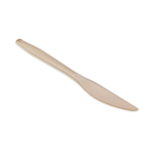 Picture of EarthChoice PSM Cutlery, Heavyweight, Knife, 7.5", Tan, 1,000/Carton