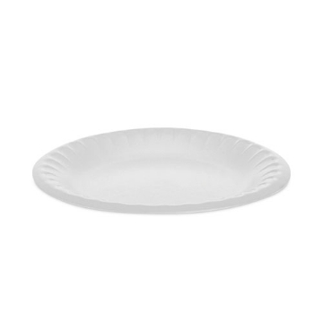 Picture of Placesetter Satin Non-Laminated Foam Dinnerware, Plate, 6" dia, White, 1,000/Carton