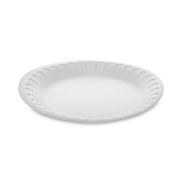 Picture of Placesetter Satin Non-Laminated Foam Dinnerware, Plate, 7" dia, White, 900/Carton