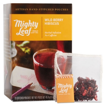 Picture of Whole Leaf Tea Pouches, Wild Berry Hibiscus, 15/box