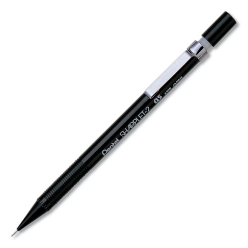 Picture of Sharplet-2 Mechanical Pencil, 0.5 mm, HB (#2), Black Lead, Black Barrel