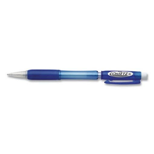 Picture of Cometz Mechanical Pencil, 0.9 mm, HB (#2), Black Lead, Blue Barrel, Dozen