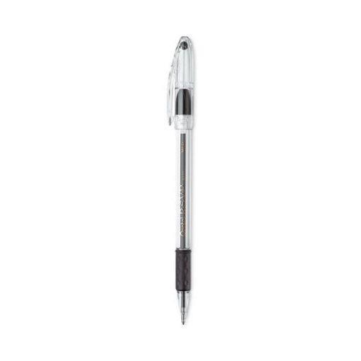 Picture of R.s.v.p. Ballpoint Pen Value Pack, Stick, Medium 1 Mm, Black Ink, Clear/black Barrel, 24/pack