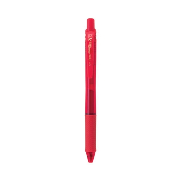 Picture of EnerGel-X Gel Pen, Retractable, Medium 0.7 mm, Red Ink, Translucent Red/Red Barrel, Dozen