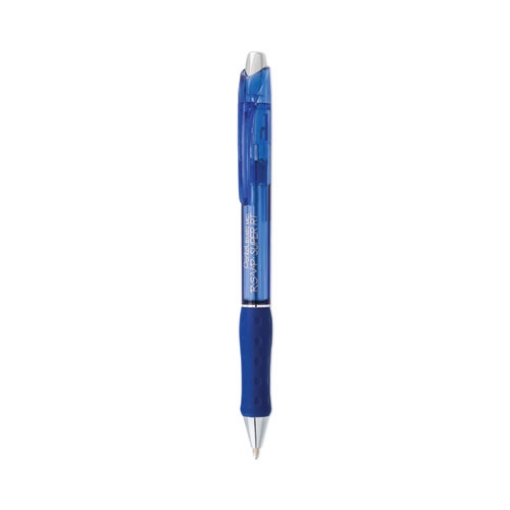 Picture of R.S.V.P. Super RT Ballpoint Pen, Retractable, Medium 1 mm, Blue Ink, Translucent Blue/Blue Barrel, Dozen